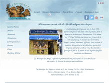 Tablet Screenshot of boutiquedesanges.fr